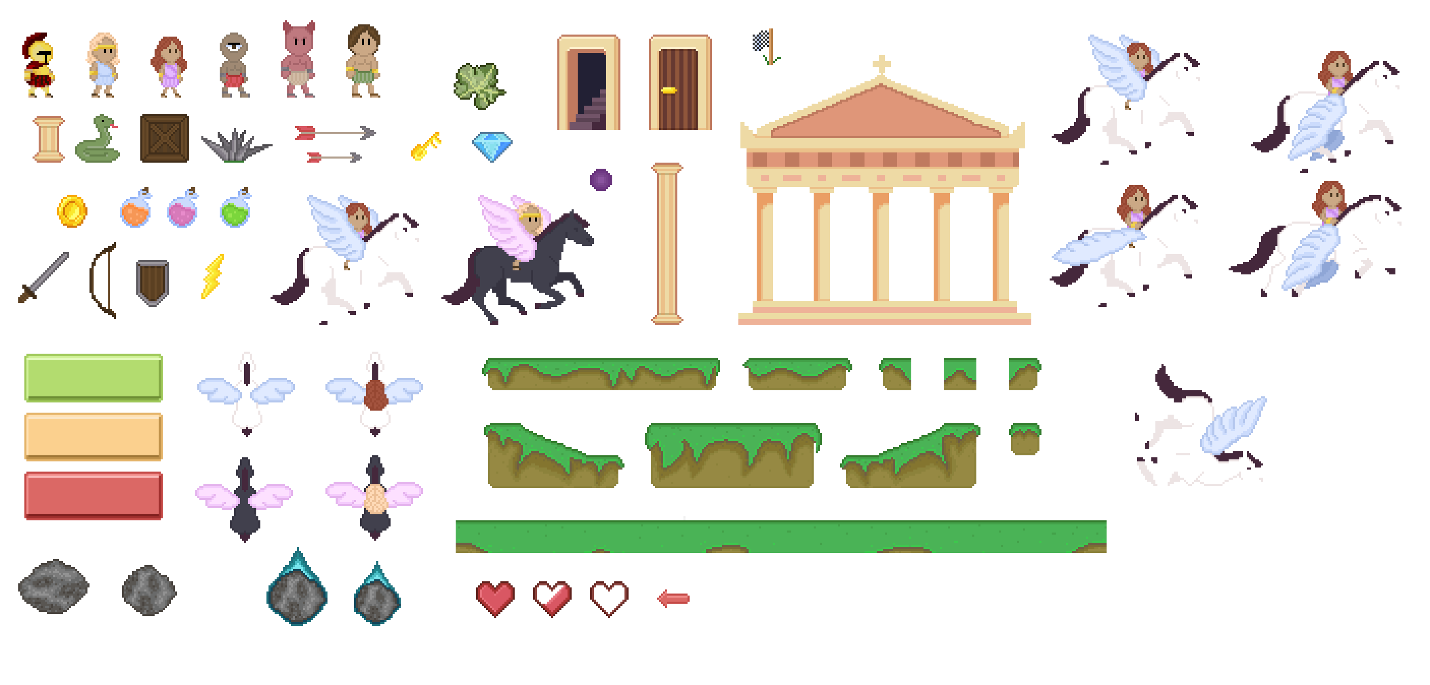 Pixel art spritesheet
