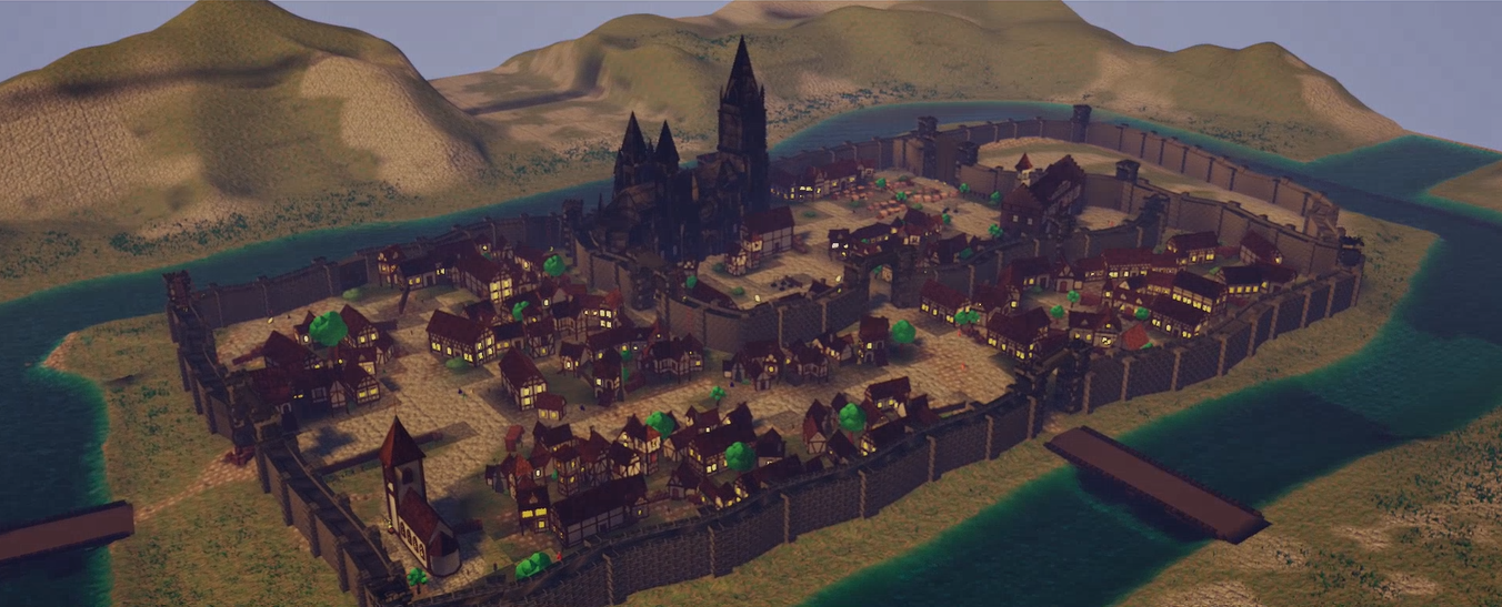 Real-time strategy town